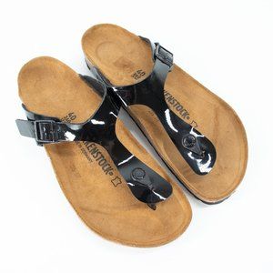 NEW Birkenstock Gizeh Thong Slides Sandals Black P